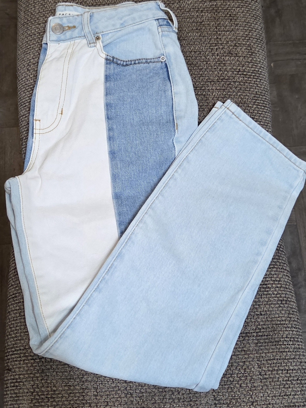 PacSun Eco Hopper Patch Mom Jean